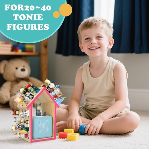 رف تخزين مغناطيسي لرف صندوق توني، منزل كبير الحجم لصندوق توني 1/2 شخصية لاعب شخصيات توني لغرفة الأطفال، مثبت على الحائط ووضع سطح المكتب in Kuwait