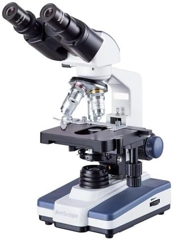 40X-2500X Lab Binocular Compound Microscope, 30° Inclined Swiveling Head, Adjustable Interpupillary Distance for Educational & Scientific Use in Saudi Arabia