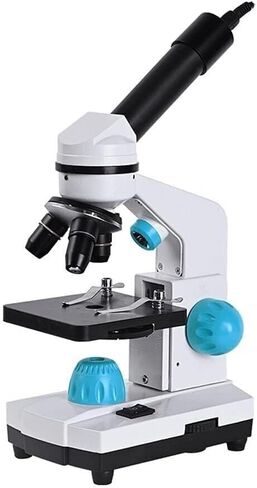 Compound Microscope for Adults & Kids - 100X-2000X High-Power Biological Students, School Lab Home Education, with Slides Set Phone Adapter in Saudi Arabia