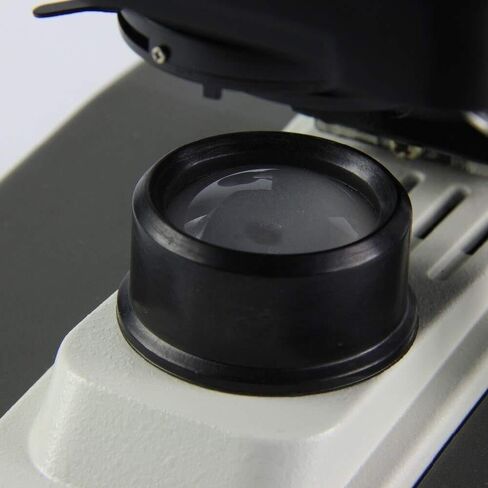 Monocular Biological Microscope with WF10X Eyepiece, 4X-100X Achromatic Objectives, Double-Layer Stage for Lab, School & Jewelry Research in Saudi Arabia