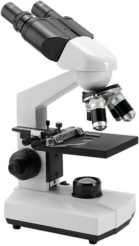 Compound Microscope，40X-2500X Research Class Professional Microscope，Dual LED Lighting ，Microscope for Adults in Saudi Arabia