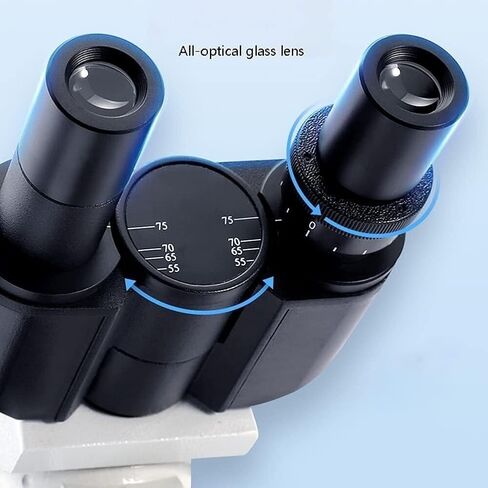 Compound Microscope，40X-2500X Research Class Professional Microscope，Dual LED Lighting ，Microscope for Adults in Saudi Arabia