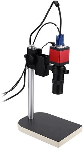 Microscope Camera Remote Control Kit for Industry Lab PCB +56 LED Light in Kuwait