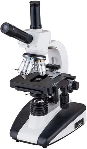 Dual Viewing Head Biological Microscope with 4X-100X Objectives, LED/Halogen Lighting for Students & Adults in Saudi Arabia