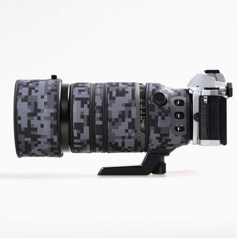 معطف عدسة كاميرا مقاوم للماء لباناسونيك لايكا DG Vario-Elmar 100-400 مم f/4-6.3، أغطية مطر مموهة للكاميرا وكم واقي للعدسة (تمويه الغابة) in Kuwait