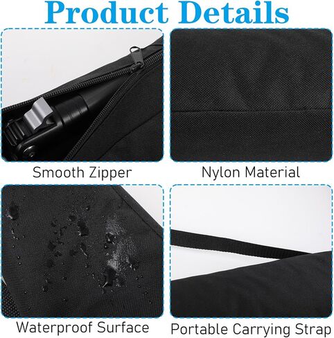 22.8in Light Stand Tripod Monopod Camera Case Black Carrying Case Bag with Strap for Studio Photographic Equipment in Saudi Arabia