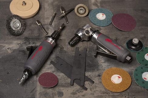 Ingersoll Rand 5104MAX Angle Air Die Grinder, 12,000 RPM, 0.4 HP, 1/4" Collet, Rear Exhaust in Saudi Arabia