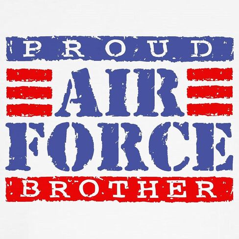 CafePress Proud Air Force Brother Toddler T Shirt Cute Toddler Graphic Tee, 100% Cotton in Saudi Arabia