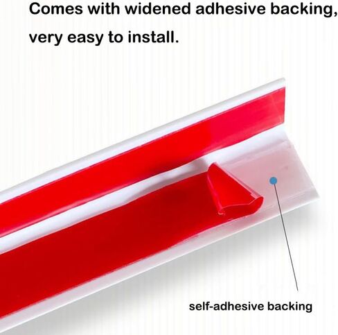 Colorful Rubber Wall Corner Guard Edge Protector,Anti-Collision Strip, Self-Adhesive Wall Guards, Safety Edge & Corner Guards, Length 3.28 ft,Black in Saudi Arabia