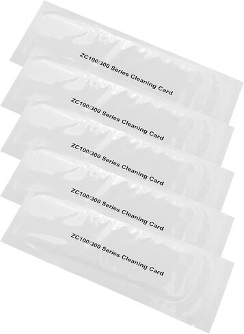 Cleaning Card Kit Fit for Zebra ZC Series ZC100 ZC150 ZC300 ZC350 ID Card Printers Daily Cleaning and Maintenance, Replace 105999-311 105999311, 5Pcs in Saudi Arabia