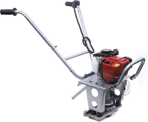 Gas Powered Concrete Screed Engine, 4-Stroke 1.2HP 35.8CC Concrete Wet Screed Machine Heavy Duty Stainless Steel Frame Concrete Surface Finishing Vibra Tool Without Leveling Board in Saudi Arabia