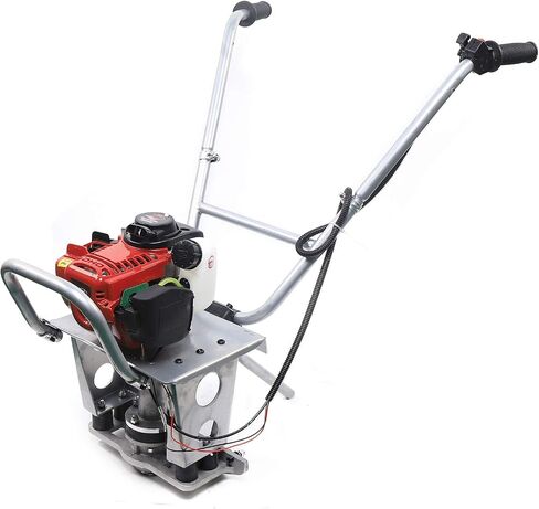 Gas Powered Concrete Screed Engine, 4-Stroke 1.2HP 35.8CC Concrete Wet Screed Machine Heavy Duty Stainless Steel Frame Concrete Surface Finishing Vibra Tool Without Leveling Board in Saudi Arabia