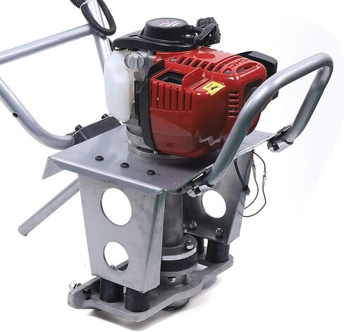 Gas Powered Concrete Screed Engine, 4-Stroke 1.2HP 35.8CC Concrete Wet Screed Machine Heavy Duty Stainless Steel Frame Concrete Surface Finishing Vibra Tool Without Leveling Board in Saudi Arabia