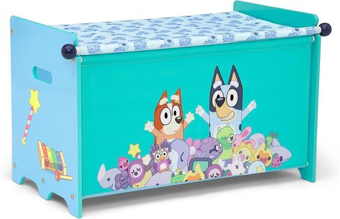 Delta Children – Bluey Toy Box with Retractable Fabric Top in Saudi Arabia