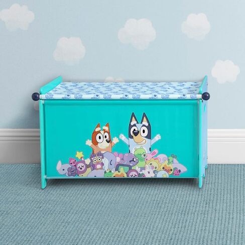 Delta Children – Bluey Toy Box with Retractable Fabric Top in Saudi Arabia