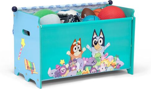 Delta Children – Bluey Toy Box with Retractable Fabric Top in Saudi Arabia