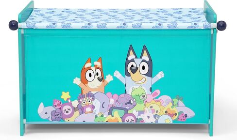 Delta Children – Bluey Toy Box with Retractable Fabric Top in Saudi Arabia