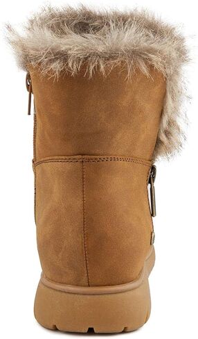 LONDON FOG Women's Wendyl Zip Up Winter Boots Warm Winter Booties in Saudi Arabia