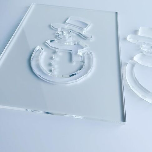 Christmas Lantern Router Templates, Multiple Holiday Designs, Clear Acrylic, 8 Inch (Christmas Angel) in Saudi Arabia