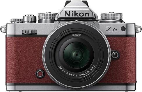 Z fc DX-Format Mirrorless Camera with NIKKOR Z DX 16-50mm f/3.5-6.3 VR Lens, Crimson Red in Saudi Arabia