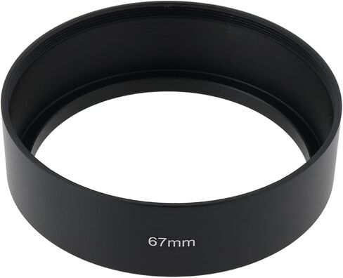 Screw-in Mount Standard Aluminum Alloy Lens Hood for Lenses with 67mm Front Filter Thread in Saudi Arabia
