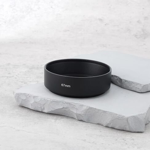 Screw-in Mount Standard Aluminum Alloy Lens Hood for Lenses with 67mm Front Filter Thread in Saudi Arabia