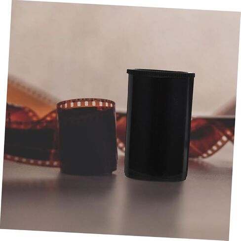 50Pcs Film Storage Containers with Caps Durable Film Canisters for Camera Film Preservation Lightweight Portable Organizer Case for Photographers in Saudi Arabia