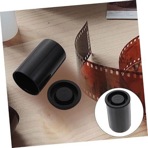 50Pcs Film Storage Containers with Caps Durable Film Canisters for Camera Film Preservation Lightweight Portable Organizer Case for Photographers in Saudi Arabia