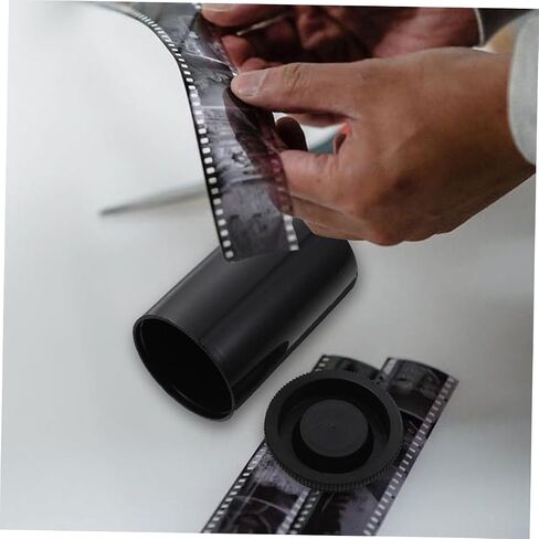 50Pcs Film Storage Containers with Caps Durable Film Canisters for Camera Film Preservation Lightweight Portable Organizer Case for Photographers in Saudi Arabia