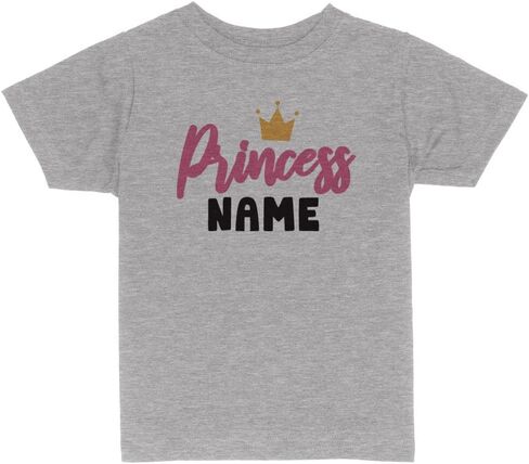 Princess Custom Name Personalized Toddler Kids T-Shirt in Saudi Arabia