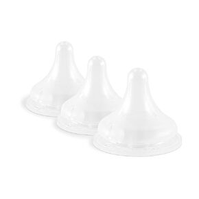 Pigeon Silicone Nipple (Stage 2) with Latch-On Line, Nurture & Nest, Natural Feel, 1+ Months, 3 Counts in Kuwait