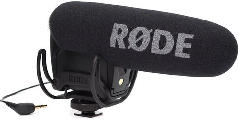 Rode VideoMicPro Compact Directional On-Camera Microphone with Rycote Lyre Shockmount & Rode DDC-GO DeadCat Go Artificial Fur Microphone Wind Shield for VideoMic GO in Saudi Arabia