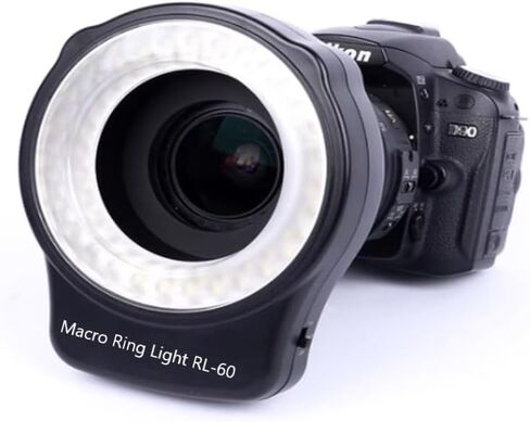 Photography Fill Light, Macro Flash: Suitable for Close-up Shooting of Still Life, Jewelry, Oral Dentistry, Insects, etc. (Ring Light + 62mm Adapter Ring) in Saudi Arabia