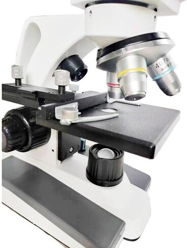 Binocular Microscope for Adults Kids Students, 64X-600X Microscopes,Dual LED Illumination, Biological Compound Kit School Lab, Homeschool in Saudi Arabia