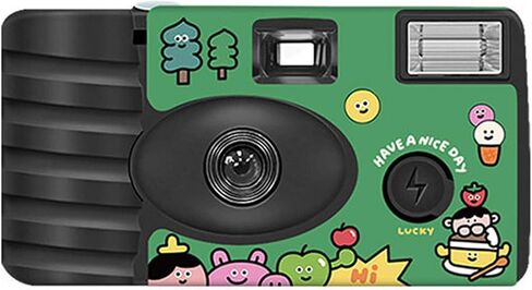Retro Disposables Film Camera with Builts in 27 Photos Easy Operate for Beginners and Travelers for Instantly in Saudi Arabia