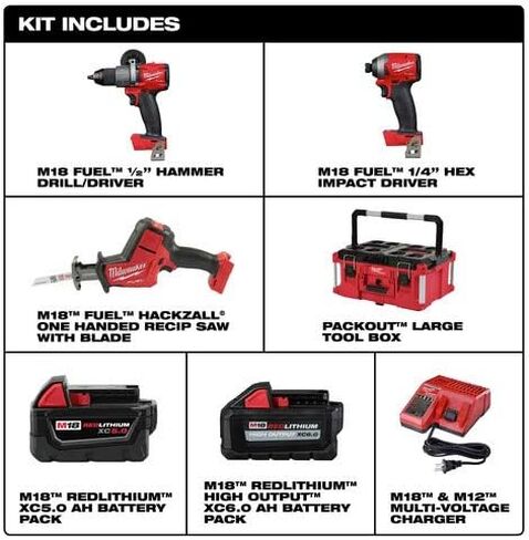 Milwaukee 2997-23PO M18 FUEL 3 Tool Combo PACKOUT Kit in Saudi Arabia
