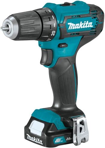 ماكيتا FD09R1-R 12V MAX CXT ليثيوم أيون 3/8 بوصة. طقم مفك مثقاب لاسلكي مع بطاريتين (2 أمبير) (متجدد) in Kuwait