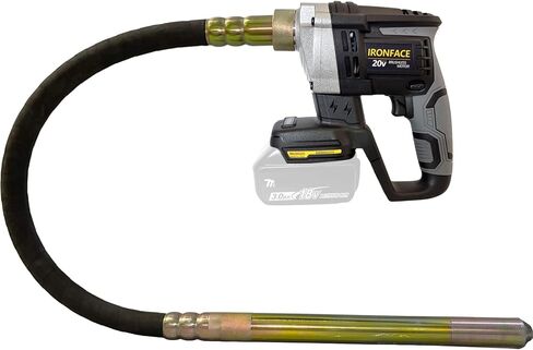 IRONFACE 20V Cordless Concrete Vibrating Tool, with 3.8ft Shaft Rod, Brushless Motor, Compatible with Dewalt 20V Batteries (Tool Only) (for DW) in Kuwait