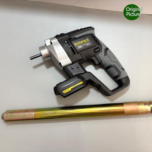 IRONFACE 20V Cordless Concrete Vibrating Tool, with 3.8ft Shaft Rod, Brushless Motor, Compatible with Dewalt 20V Batteries (Tool Only) (for DW) in Kuwait