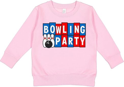 inktastic Bowling Party Fun Pins Strikes Toddler Sweatshirt in Saudi Arabia