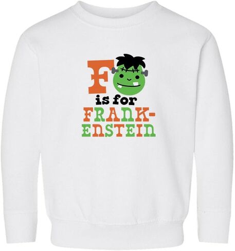 F is for Frankenstein Kids Sweatshirt Toddler in Saudi Arabia