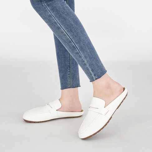 HARENCE Mules for Women Flats Shoes: Comfortable Dressy Round Toe Backless Mule Slides Casual Walking Slip On Work Loafers in Saudi Arabia
