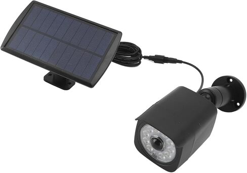 Keenso Dummy Cameras Solar Light with Three Gear Working Mode, Durable Simulated Camera Light, IP65 Solar for Courtyard, 11pcs Lamp Beads in Saudi Arabia