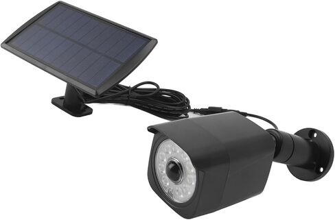 Keenso Dummy Cameras Solar Light with Three Gear Working Mode, Durable Simulated Camera Light, IP65 Solar for Courtyard, 11pcs Lamp Beads in Saudi Arabia