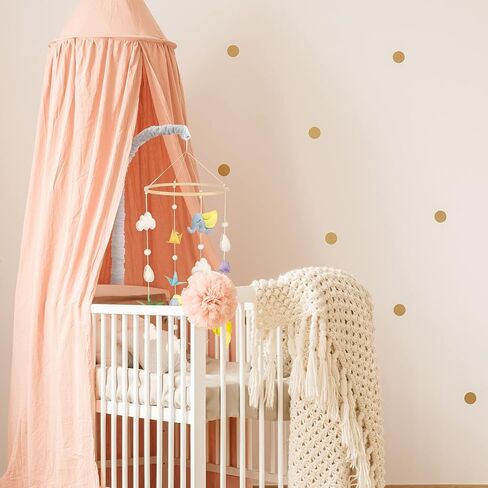 Tatuo 2 Pieces Nursery Crib Mobile Arm Cover Baby Crib Mobile Bed Bell Holder Cover Infant Music Box Toy Holder Cover Wind Chime Bracket Fabric Cover for Crib Mobile Arm DIY Mobile (White) in Saudi Arabia