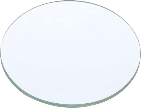 8" (200mm) Focal Length Double Convex Lens, 75mm Diameter 7.3mm Height Glass Optically Polished Round Edges Lens for Physics Experiment, Clear in Saudi Arabia