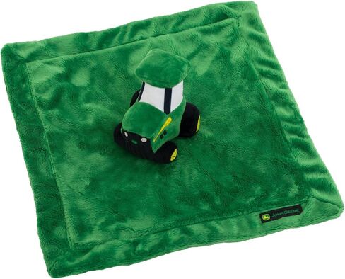 John Deere Tractor Newborn Baby Boys Security Blanket Green One Size in Saudi Arabia
