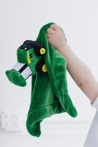 John Deere Tractor Newborn Baby Boys Security Blanket Green One Size in Saudi Arabia