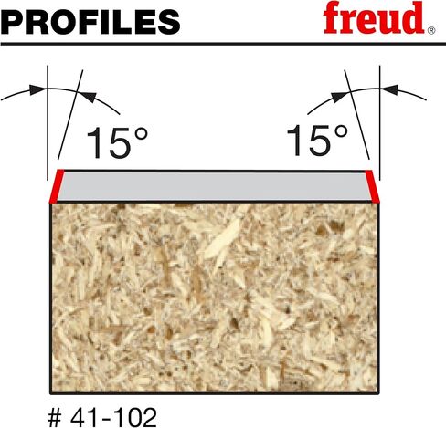 Freud 41-102: 19/32" (dia.) Bevel Trim Bit with 1/4" shank, 15¡angle in Saudi Arabia