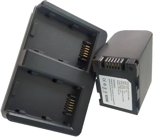 NPX-108 Dual Battery Charger Compatible for Camera RX200 4500mAh NPX-108 Big Capacity Camcorder Battery Pack Rechargeable Battery (No Cable) in Saudi Arabia